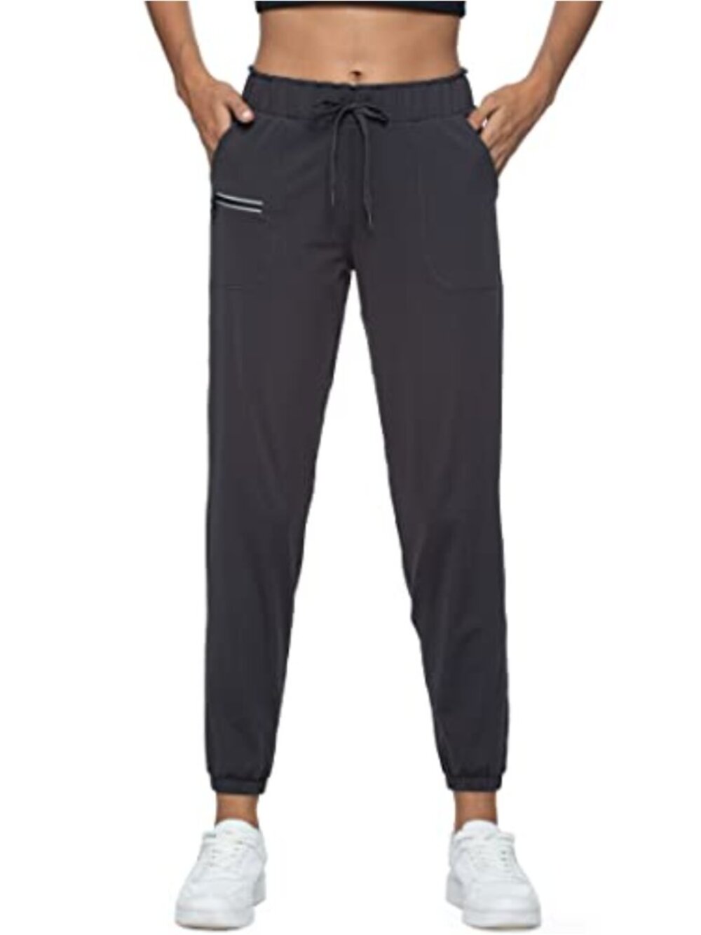 Joggers with Pockets Elastic Waist Workout Gym Lounge Yoga Running Pants